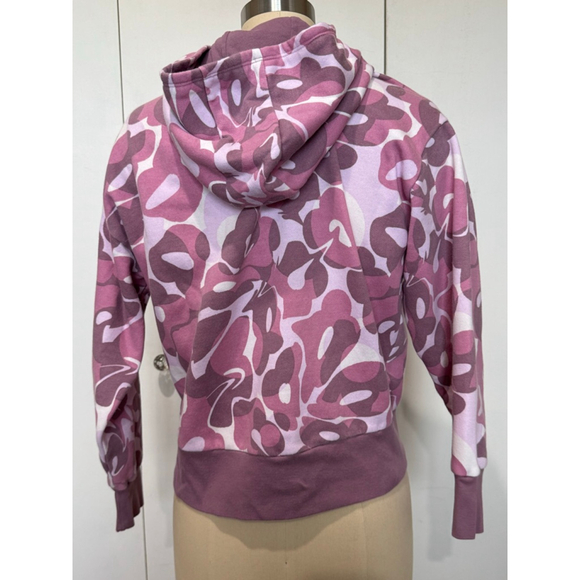 Girl’s Adidas Pink Purple Camo loose fit Hoodie youth Size 14 - Picture 4 of 8